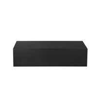 Black block shop coffee table